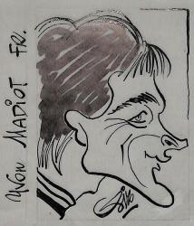 Caricature originale d'Yvon MADIOT (FR)