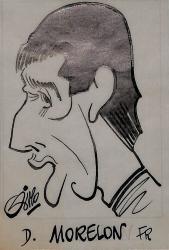 Caricature originale de Daniel MORELON (FR)