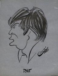 Caricature originale de Serge DYOT (FR)