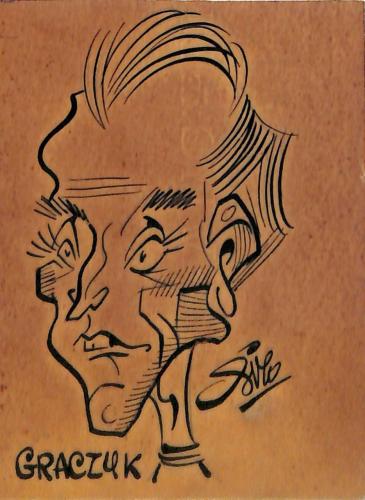 Caricature originale de Jean GRACZYK (FR)