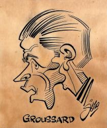 Caricature originale de Joseph GROUSSARD (FR)