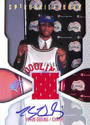 2000 SPX ROOKIE JERSEY AUTOGRAPH KEYON DOOLING