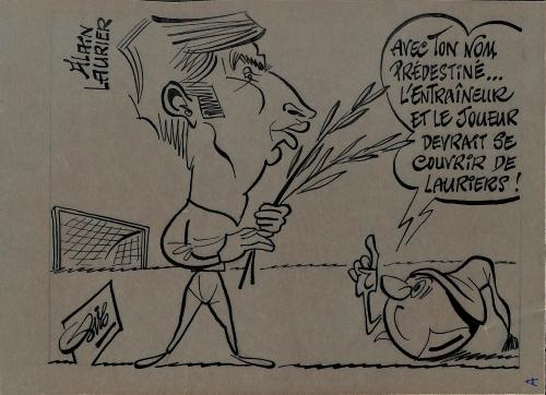 CARICATURE ORIGINALE D'ALAIN LAURIER