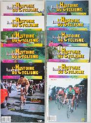 LOT DE 38 NUMÉROS DE LA REVUE "L'HISTOIRE ILLUSTRÉE DU CYCLISME"