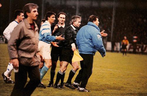 PHOTO ORIGINALE DE PRESSE DE BERNARD CASONI ET GUY ROUX DU 30/01/93