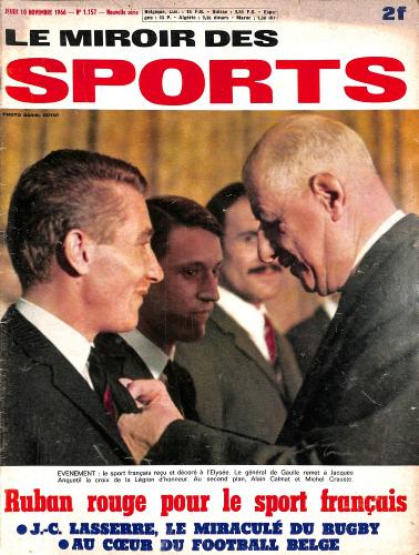 BUT ET CLUB LE MIROIR DES SPORTS N°1157 DU 10 NOVEMBRE 1966