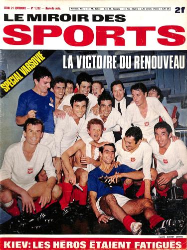 BUT ET CLUB LE MIROIR DES SPORTS N°1202 DU 21 SEPTEMBRE 1967