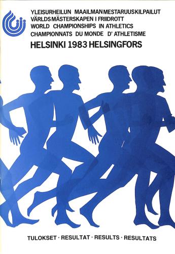 PROGRAMME OFFICIEL CHAMPIONNATS DU MONDE ATHLÉTISME 1983