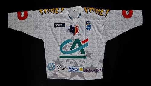 MAILLOT DE HOCKEY SUR GLACE DU GRENOBLE MÉTROPOLE HOCKEY 38