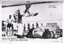 CARTE PHOTO "LE K.O. DE MILLANDRI"