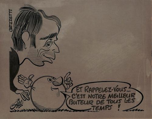 CARICATURE ORIGINALE DE GÉRARD GRIZZETTI