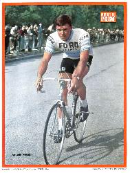 PHOTO D'ANATOLE NOVAK SUPPLÉMENT DU MIROIR DU CYCLISME 1966