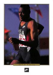 CARTE PHOTO AUTOGRAPHIÉE DE KEVIN YOUNG (ATHLÉTISME)