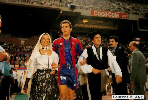 PHOTO ORIGINALE DE PRESSE AUTOGRAPHIÉE DE LAURENT BLANC