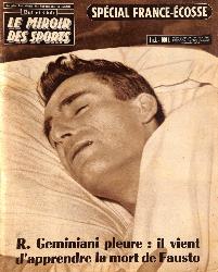 BUT ET CLUB LE MIROIR DES SPORTS N°780 DU 11 JANVIER 1960