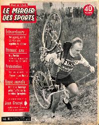 BUT ET CLUB LE MIROIR DES SPORTS N°837 DU 23 JANVIER 1961