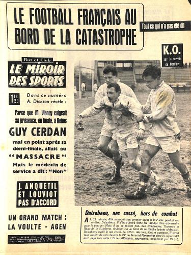 BUT ET CLUB LE MIROIR DES SPORTS N°950 DU 11 FÉVRIER 1963
