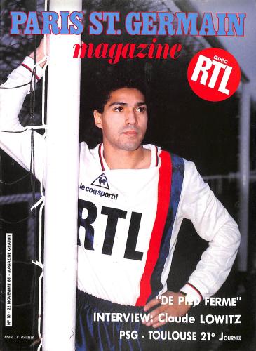 Magazine Paris ST.Germain N°10 du 22 novembre 1985