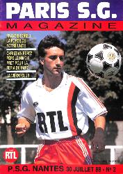 Magazine du Paris S.G. N°2 du 30 juillet 1988