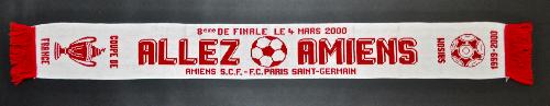 ECHARPE FOOTBALL AMIENS - PARIS ST GERMAIN