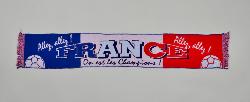 ÉCHARPE FOOTBALL ÉQUIPE DE FRANCE ALLEZ FRANCE