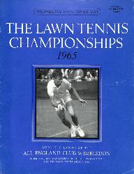 Programme du Tournoi de Wimbledon du 30 juin 1965