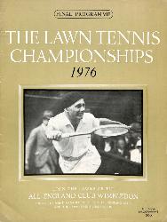 Programme Final du Tournoi de Wimbledon du 3 juillet 1976