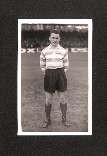 CARTE PHOTO DE RENÉ ROULIER AU RACING PARIS RCP 1939-1940