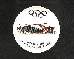 ASSIETTE PLASTIQUE GRENOBLE 1968