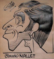 Caricature originale de Jean-Claude NALLET (FR) Athlétisme