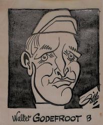 Caricature originale de Walter GODEFROOT (BEL)