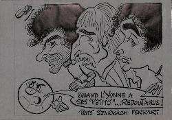 CARICATURE ORIGINALE DE BATS, SZARMACH ET FERRERI (AUXERRE)