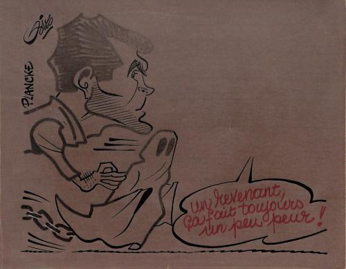 CARICATURE ORIGINALE DE STÉPHANE PLANCQUE