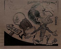 CARICATURE ORIGINALE DE CHRISTIAN VILLENAVE