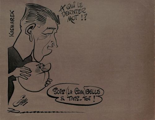 CARICATURE ORIGINALE DE JEAN KACZMAREK