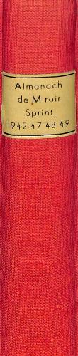 RELIURE ALMANACH DES SPORTS 1942-1947-1948-1949
