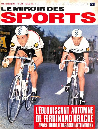 BUT ET CLUB LE MIROIR DES SPORTS N°1209 DU 9 NOVEMBRE 1967