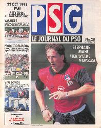 Le journal du PSG N°20 du 15 octobre 1995
