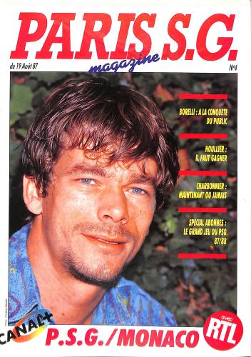 Magazine du Paris S.G. N°4 du 19 août 1987