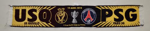 ÉCHARPE FOOTBALL US QUEVILLY VS PARIS SAINT-GERMAIN