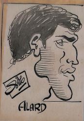 Caricature originale de Pierre ALARD (FR) Athlétisme