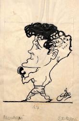 Caricature originale de Pierre MONTANÉ (FR)