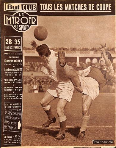 BUT ET CLUB LE MIROIR DES SPORTS N°449 DU 8 MARS 1954