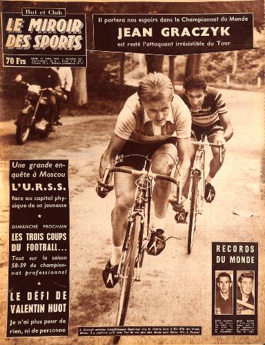 BUT ET CLUB LE MIROIR DES SPORTS N°702 DU 11 AOÛT 1958