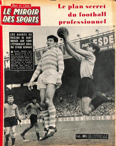 BUT ET CLUB LE MIROIR DES SPORTS N°827 DU 14 NOVEMBRE 1960