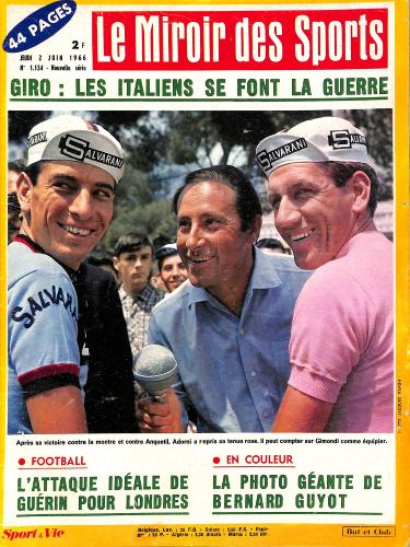 BUT ET CLUB LE MIROIR DES SPORTS N°1134 DU 2 JUIN 1966