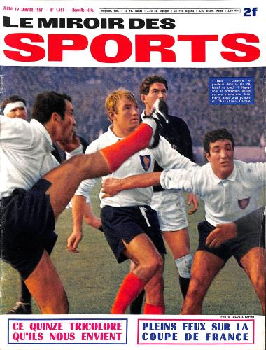 BUT ET CLUB LE MIROIR DES SPORTS N°1167 DU 19 JANVIER 1967