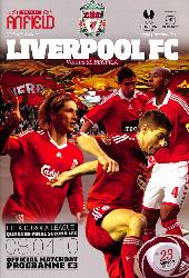 PROGRAMME OFFICIEL DU MATCH LIVERPOOL FC VS SL BENFICA DU 8 AVRIL 2010