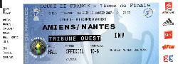 BILLET ENTIER AMIENS SC VS NANTES DU 19 JANVIER 2007