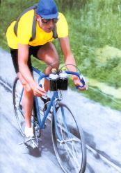 ENSEMBLE DE 7 CARTES POSTALE "COUPS DE PÉDALES"